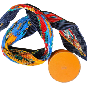 Hubert de Watrigant voor HERMÈS, “Paraplu's en parasols” zijden geplooid vierkant