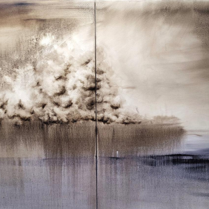 Jonathan Caesar - Diptych - Oil on canvas