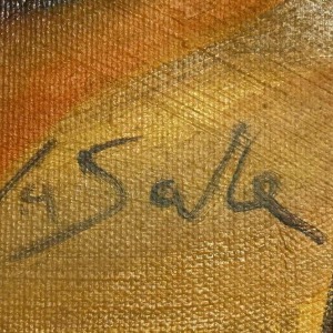 Charles-Louis Lasalle, L'Etalon à l'Honneur, painting oil on canvas, signed, 1997