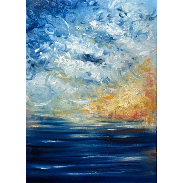 Jonathan Caesar - Olieverf op doek - Compositie