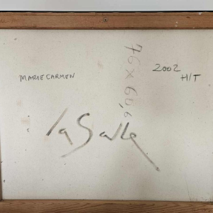 Charles-Louis Lasalle 'Marie Carmen' schilderij olieverf op doek, 2002