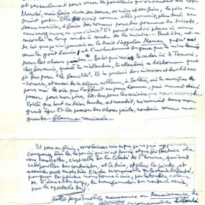 Louis Aragon Manuscrit - Exposé d'une exposition - 1977