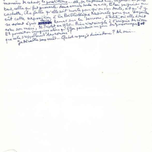 Louis Aragon Manuscrit - Exposé d'une exposition - 1977