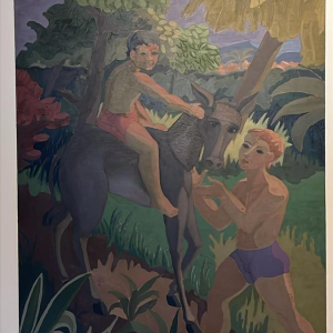 Edgar Scaufleur, olieverf op paneel, 1959