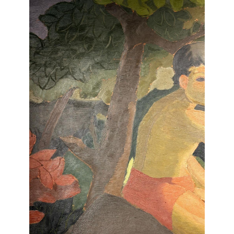 Edgar Scaufleur, olieverf op paneel, 1959