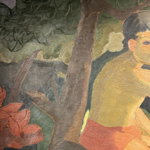 Edgar Scauflaire, huile sur panneau, 1959