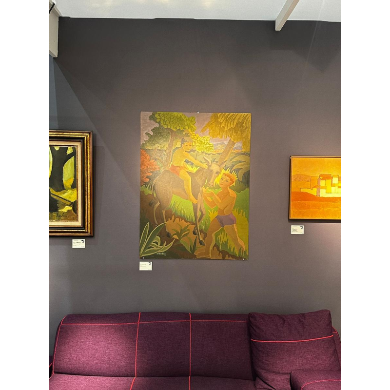 Edgar Scaufleur, olieverf op paneel, 1959