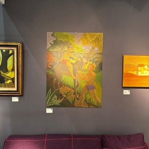 Edgar Scaufleur, olieverf op paneel, 1959