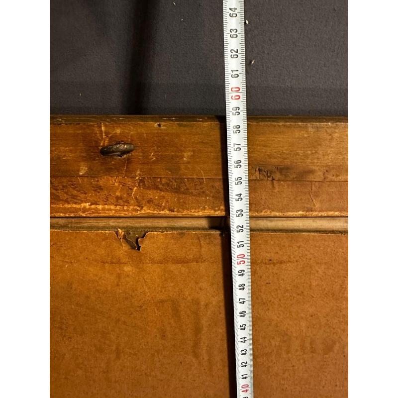 Lucien Frank 'Market Scene' Impressionist pastel, late 19th century