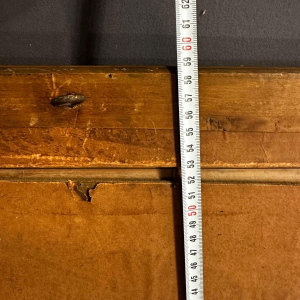 Lucien Frank 'Marktscène' Impressionistisch pastel, eind 19e eeuw