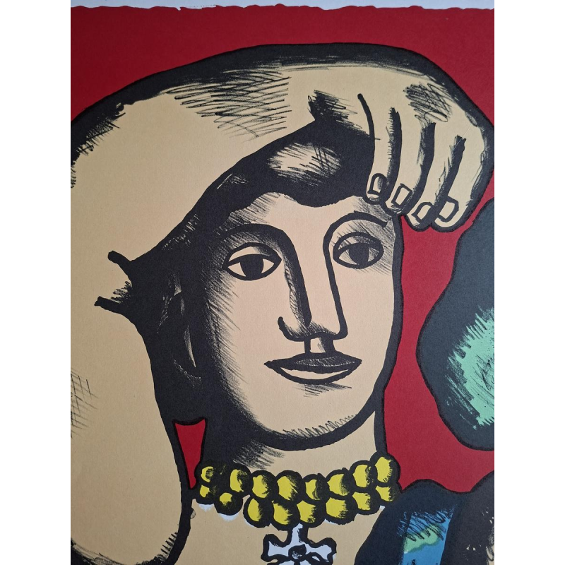 Fernand Léger 'L'Atelier Mourlot' affiche lithographique 1984