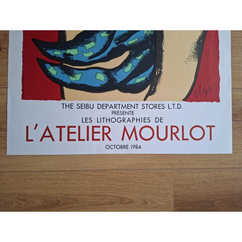 Fernand Léger 'L'Atelier Mourlot' lithografische affiche 1984