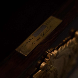 SORMANI Paul, Louis XV style rosewood and gilt bronze desk, ca 1867