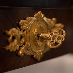 SORMANI Paul, Lodewijk XV stijl palissander en verguld bronzen bureau, ca 1867