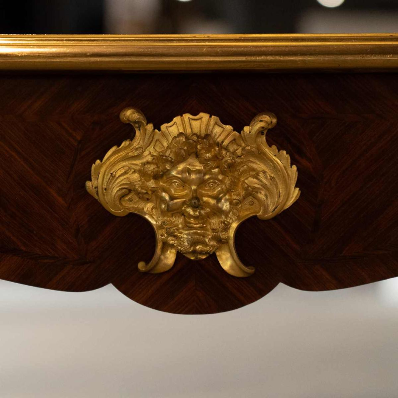 SORMANI Paul, Lodewijk XV stijl palissander en verguld bronzen bureau, ca 1867