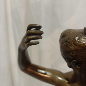 Alexandre Falguière " Diane chasseresse " sculpture en bronze fondeur Thiébaut Frères Paris, XIXe s