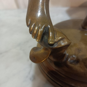 Alexandre Falguière " Diane chasseresse " sculpture en bronze fondeur Thiébaut Frères Paris, XIXe s