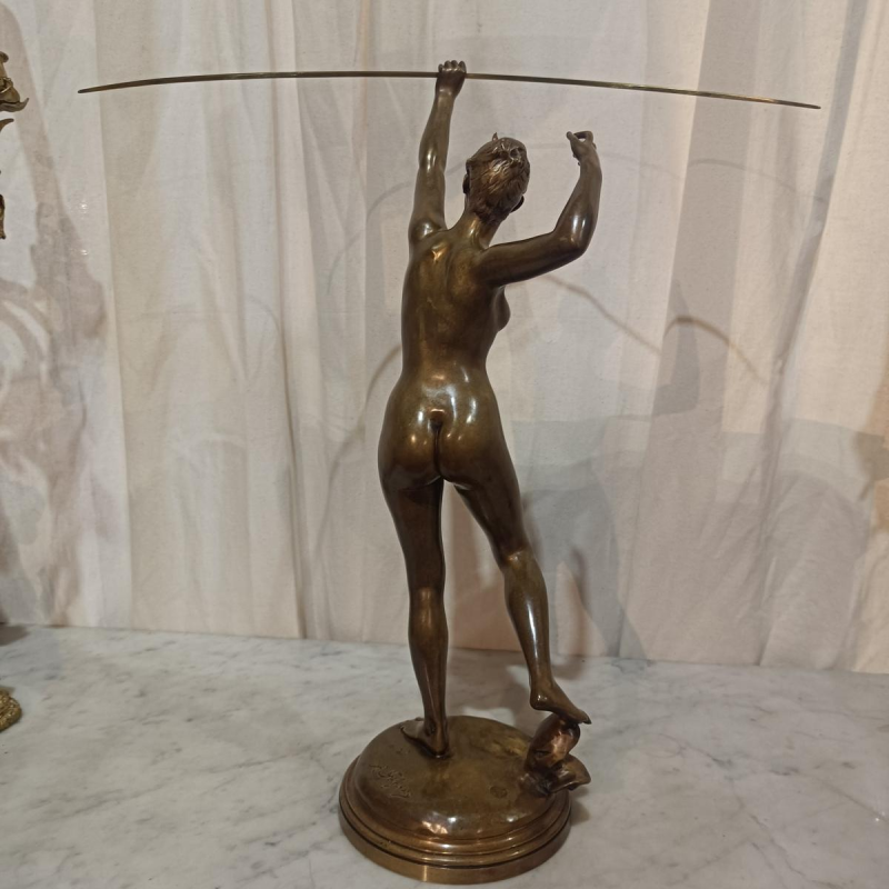 Alexandre Falguière "Diana the Huntress" bronze sculpture by Thiébaut Frères, Paris, 19th century