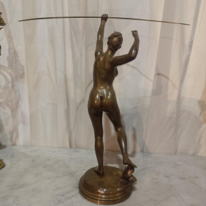 Alexandre Falguière " Diane chasseresse " sculpture en bronze fondeur Thiébaut Frères Paris, XIXe s