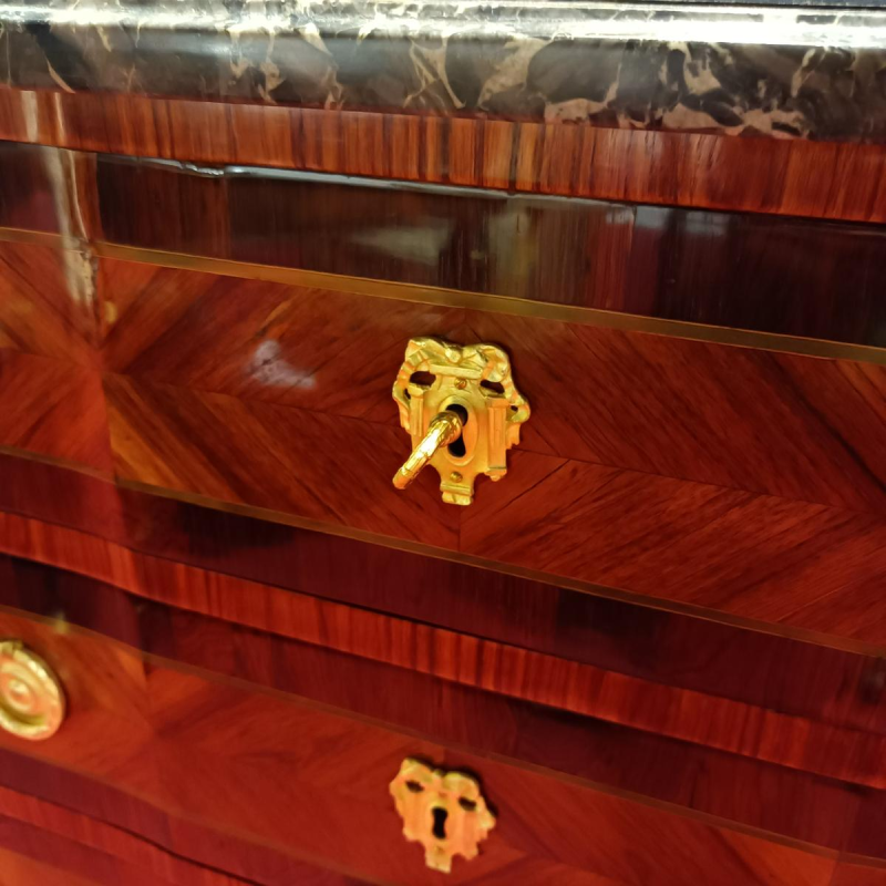 Small Louis XVI period chest of drawers, fully restored