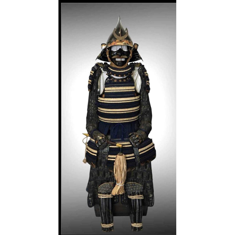Samoerai harnas, Ni mai do gusoku, eboshi nari kabuto, Japan, 16e eeuw