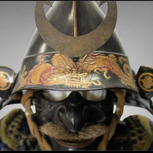 Samoerai harnas, Ni mai do gusoku, eboshi nari kabuto, Japan, 16e eeuw