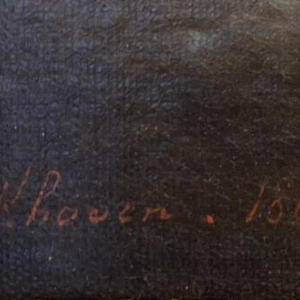 Charles-Louis Verboeckhoven, marine huile sur toile, XIXe s