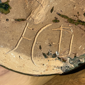 Arthur Craco & Emile Declercq, grote groene Art Nouveau vaas, ca 1900