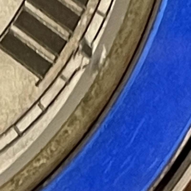 Hamilton & Inches, Art Deco 8-daagse klok, blauw geëmailleerd guilloché, vernikkeld staal, circa 1930