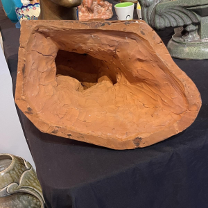 Angelo Hecq “Vrouwen in de mijn, in de inspanning” terracotta sculptuur, ca. 1920