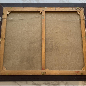 Paul Daxhelet, vrouwendans, expressionistisch schilderij, olieverf op doek