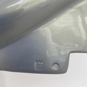 Laszlo Tibay for Caster Bronz Kft "Shark" blue lacquered bronze sculpture, 21st century