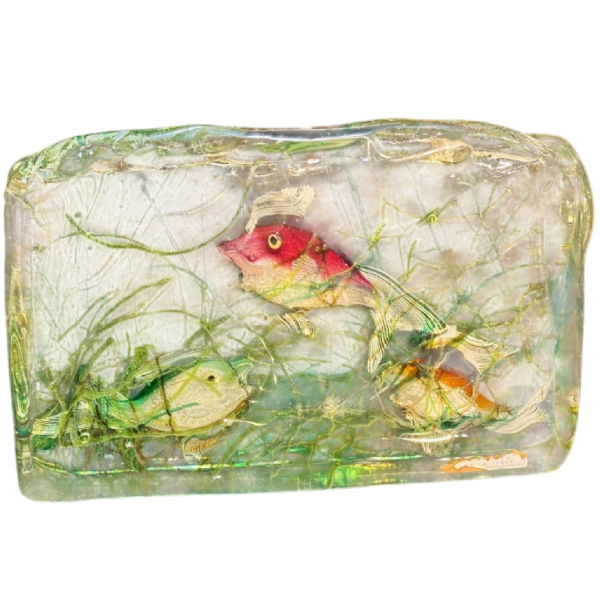 MURANO glazen aquarium - Venetië - Italië circa 1960.