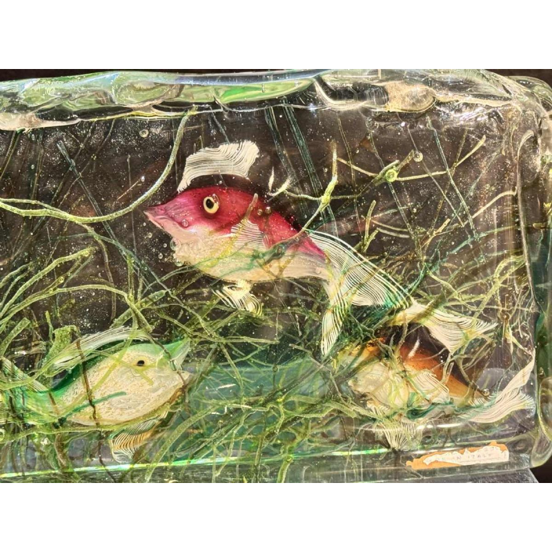 Aquarium glass by MURANO - Venice - Italy circa 1960.