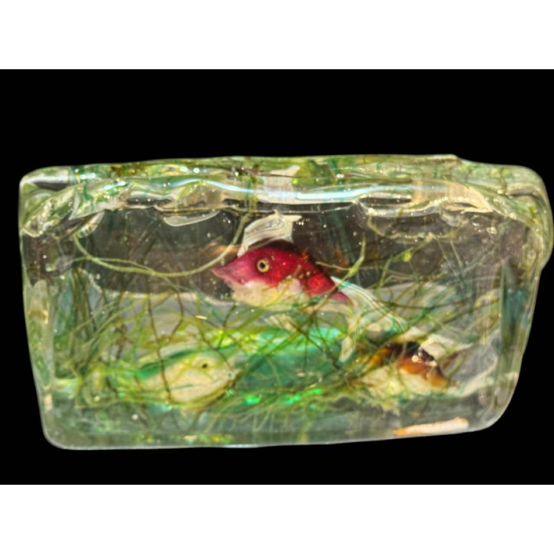 MURANO, aquarium en verre, Italie Venise vers 1960