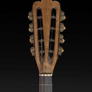 Gelas double-top mandolin from 1927, musical instrument numbered 5947 and stamped