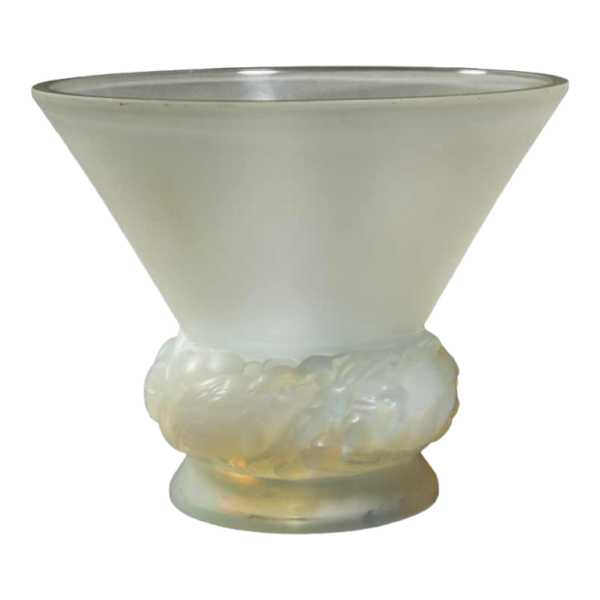 Vaas « PINSONS » (1930) van RENÉ LALIQUE (1860-1945):