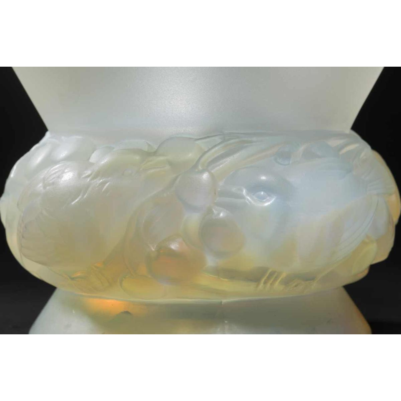Vaas « PINSONS » (1930) van RENÉ LALIQUE (1860-1945):