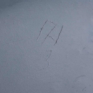 RENE LALIQUE, "PERLES" toilet brush set, No. 1 perfume bottle