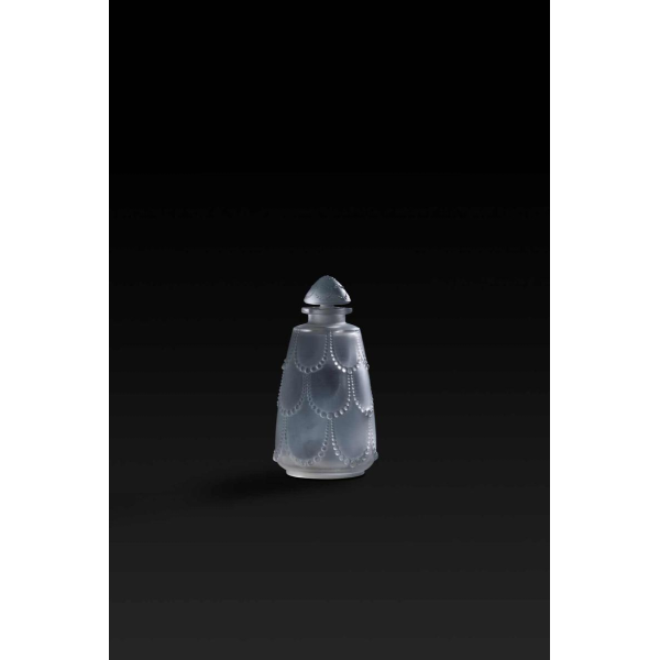 RENE LALIQUE, "PERLES" toilet set, No. 3 perfume bottle