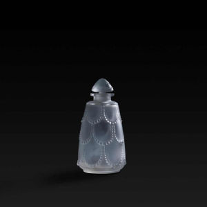 RENE LALIQUE, "PERLES" toilet set, No. 3 perfume bottle