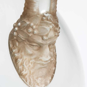 1923 René Lalique Karaf "Satyre" voor Cusenier