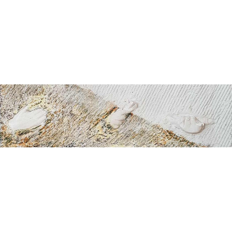 Bas-reliëf in gemengde materialen "TOM BABY'S HANDEN" (1988):