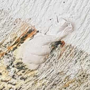 Bas-relief en matériaux mixtes « MAINS DE TOM BEBE » (1988) :