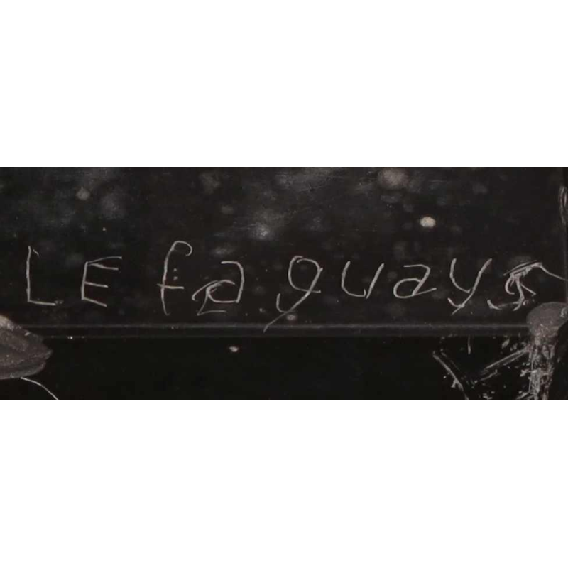 PIERRE LE FAGUAYS 'Le trophée' sculpture en fonte d'art à patine verte, XXe s