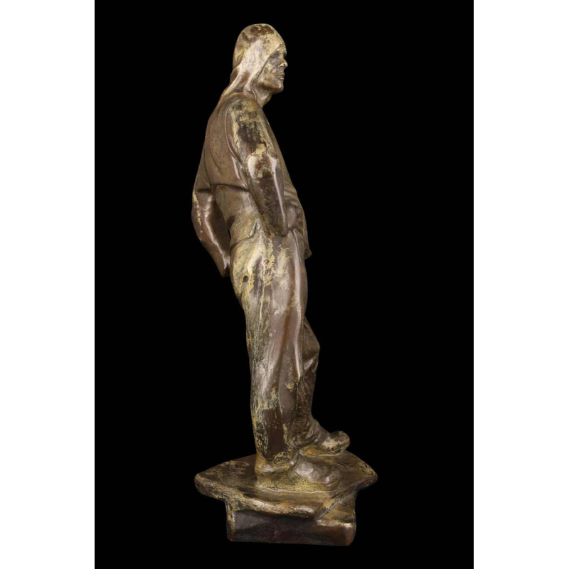 Constantin Meunier Le débardeur d'Anvers patinated bronze sculpture, ca 1890