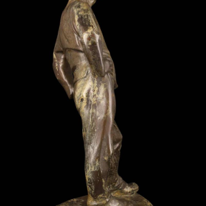 Constantin Meunier Le débardeur d'Anvers gepatineerd brons sculptuur, ca 1890