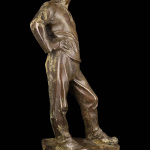 Constantin Meunier Le débardeur d'Anvers gepatineerd brons sculptuur, ca 1890