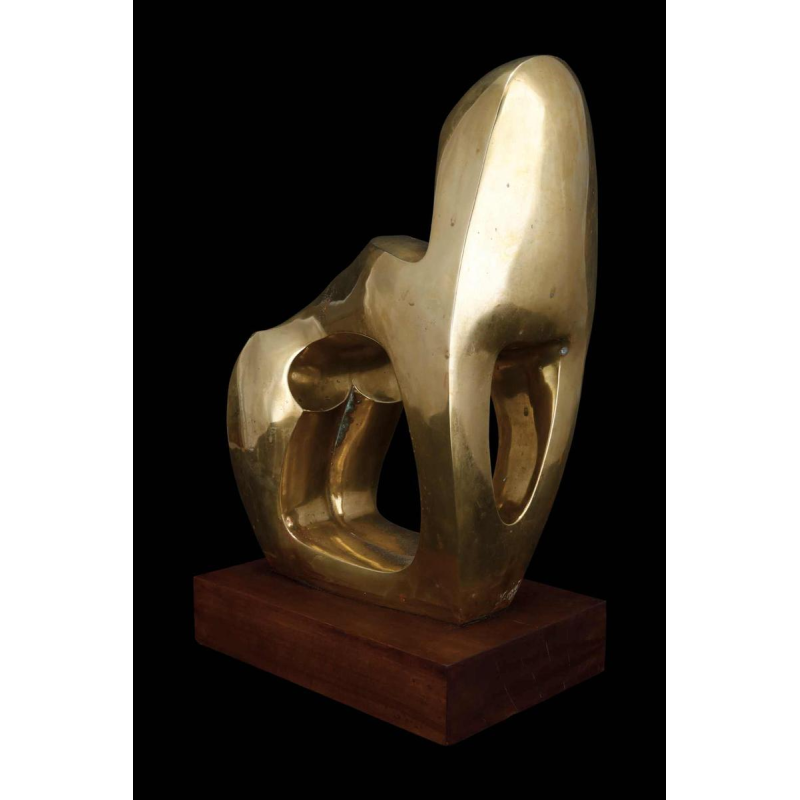 Jannu 'Abstract naakt' hedendaagse bronzen sculptuur