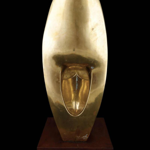 Jannu 'Abstract naakt' hedendaagse bronzen sculptuur